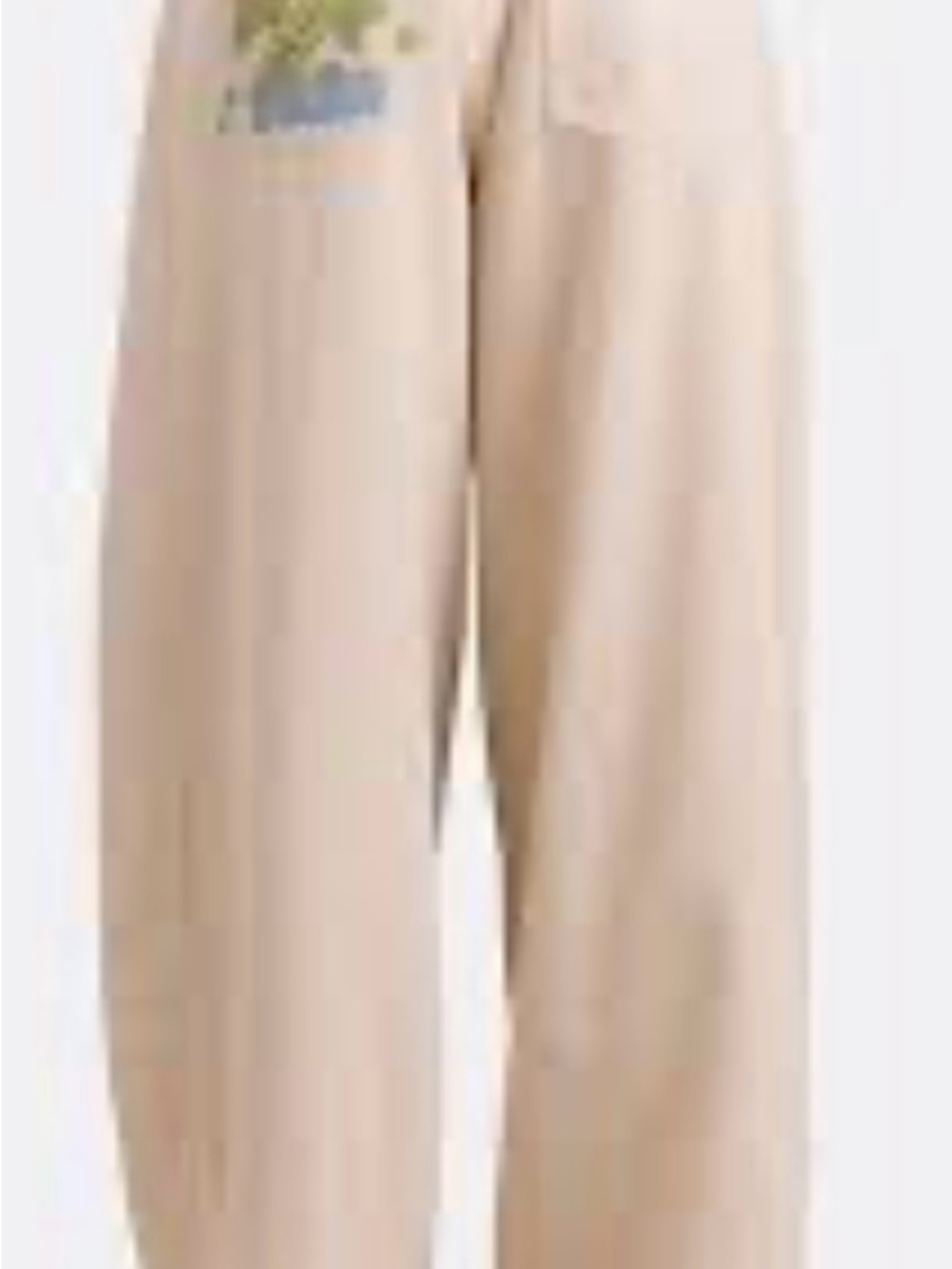 Damson Madder Wide-Leg Pants Custom Distressed